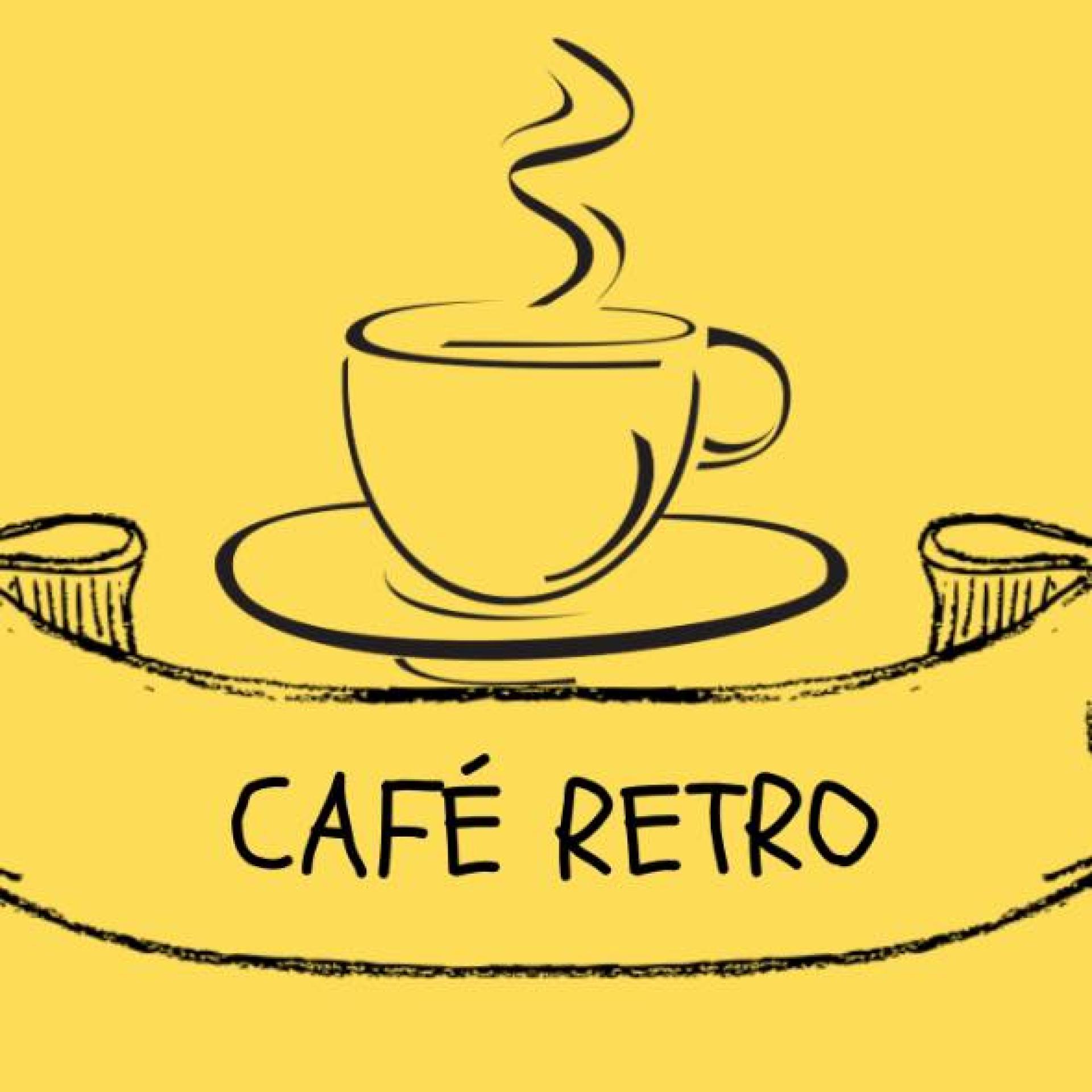 Cafe retro logo